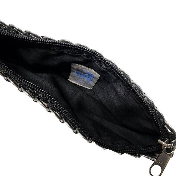 Escama Brasil Womens Handbag, Upcycled Soda Tab Zippered Mini Clutch Purse - Picture 6 of 8